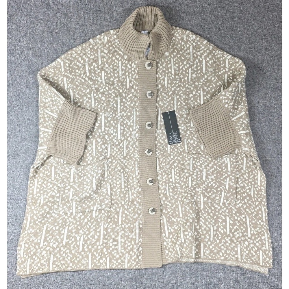 Marla Wynne Cardigan Womens Button‎ up Size 3x NWT